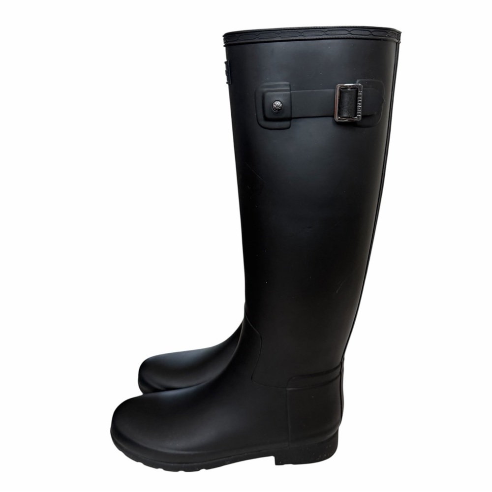 Hunter Black Women's Winter & Rain Boots - Picture 3 of 10